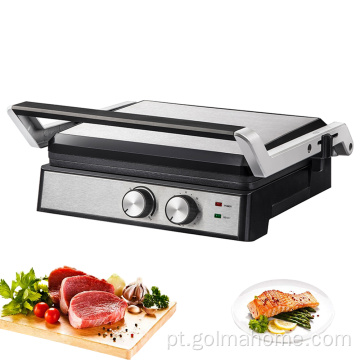 Hot selling Popular Commercial Commercial Press grill Table Top Electric Teppanyaki Grill Elétrico Contato Grade